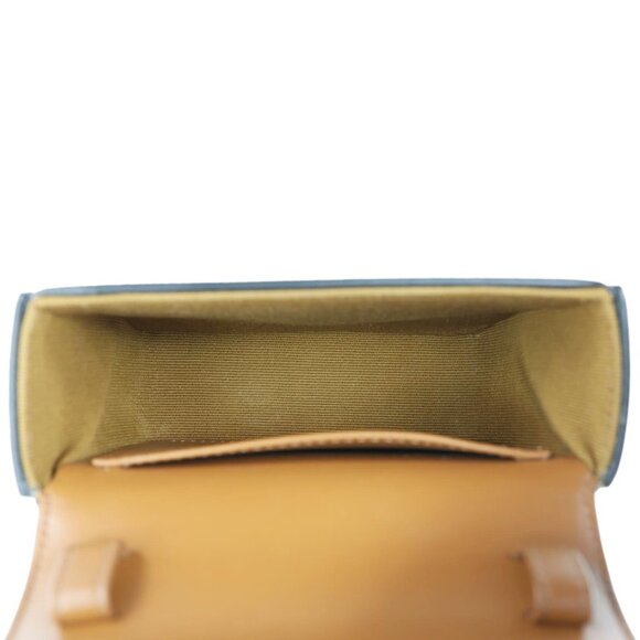 Celine  Triomphe Mini Canvas Shoulder Bag Brown - Picture 10 of 12